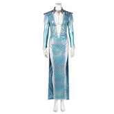 Wavemother's Robe Cosplay Costume Baldur's Gate 3 Wavemother's Fish Scale Blue Robe